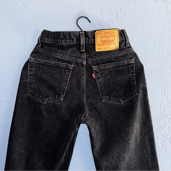 Levi’s Vintage 90s 512 Black Faded Jeans 4/25” - Picture 5 of 11